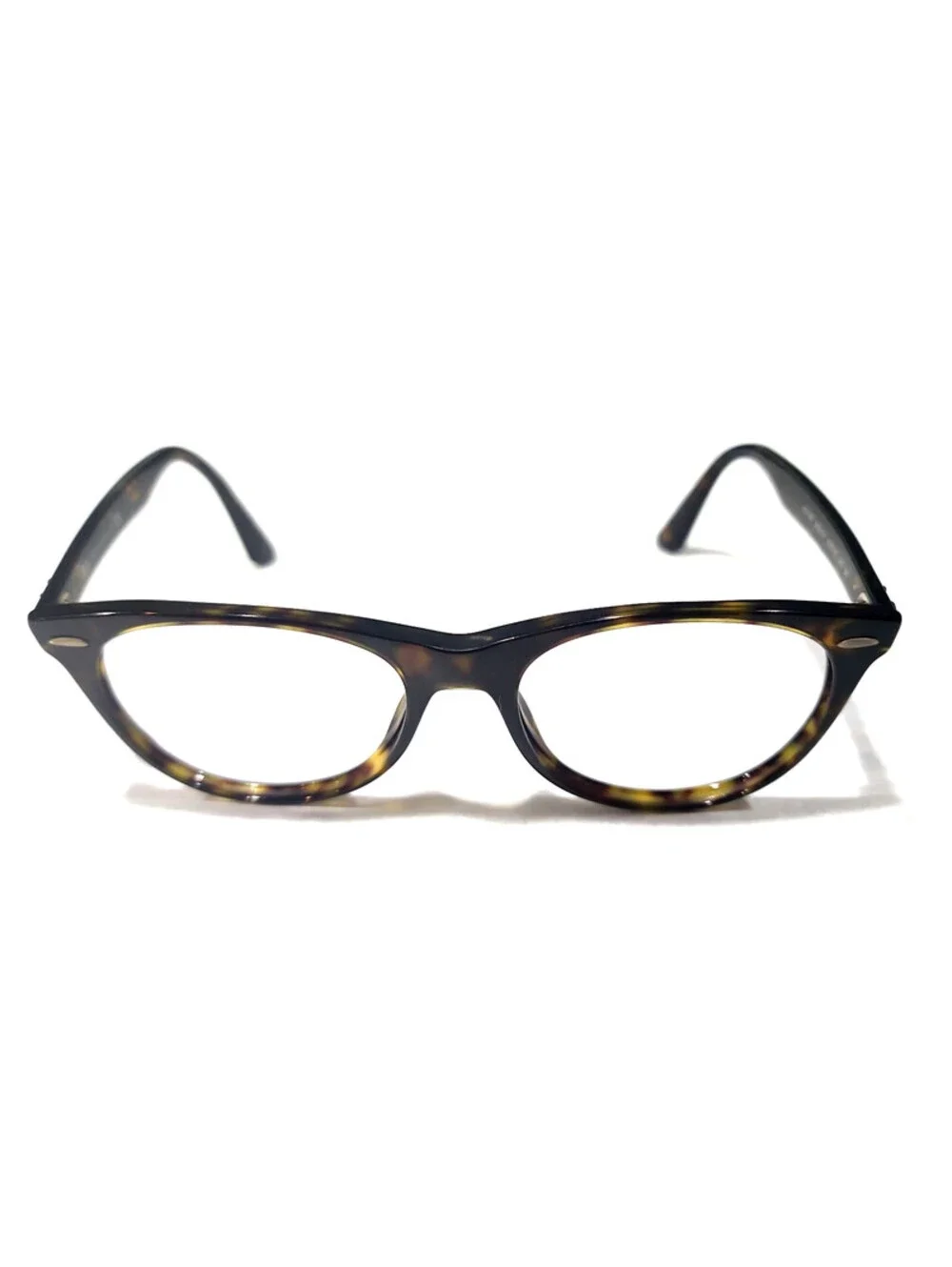 Ray Ban RB2185 902/31 Round Tortoise Eyeglasses Sunglasses Frame 55-18 145 WHA